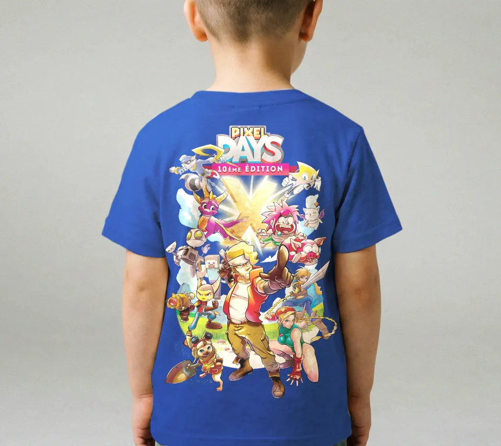 Enfant · T-shirt Dos Full Art Pixel Days 2026